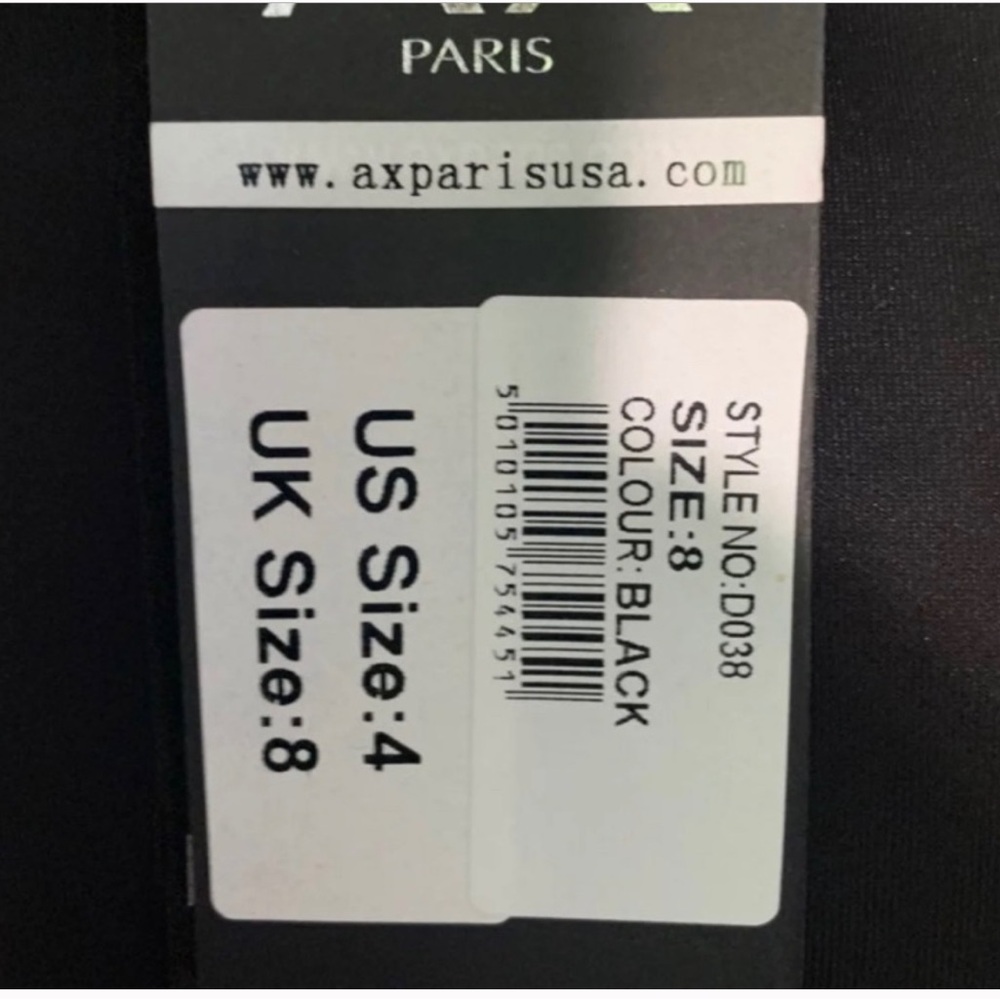 AX Paris ASOS Midi V X Back BodyCon Dress - Picture 4 of 5